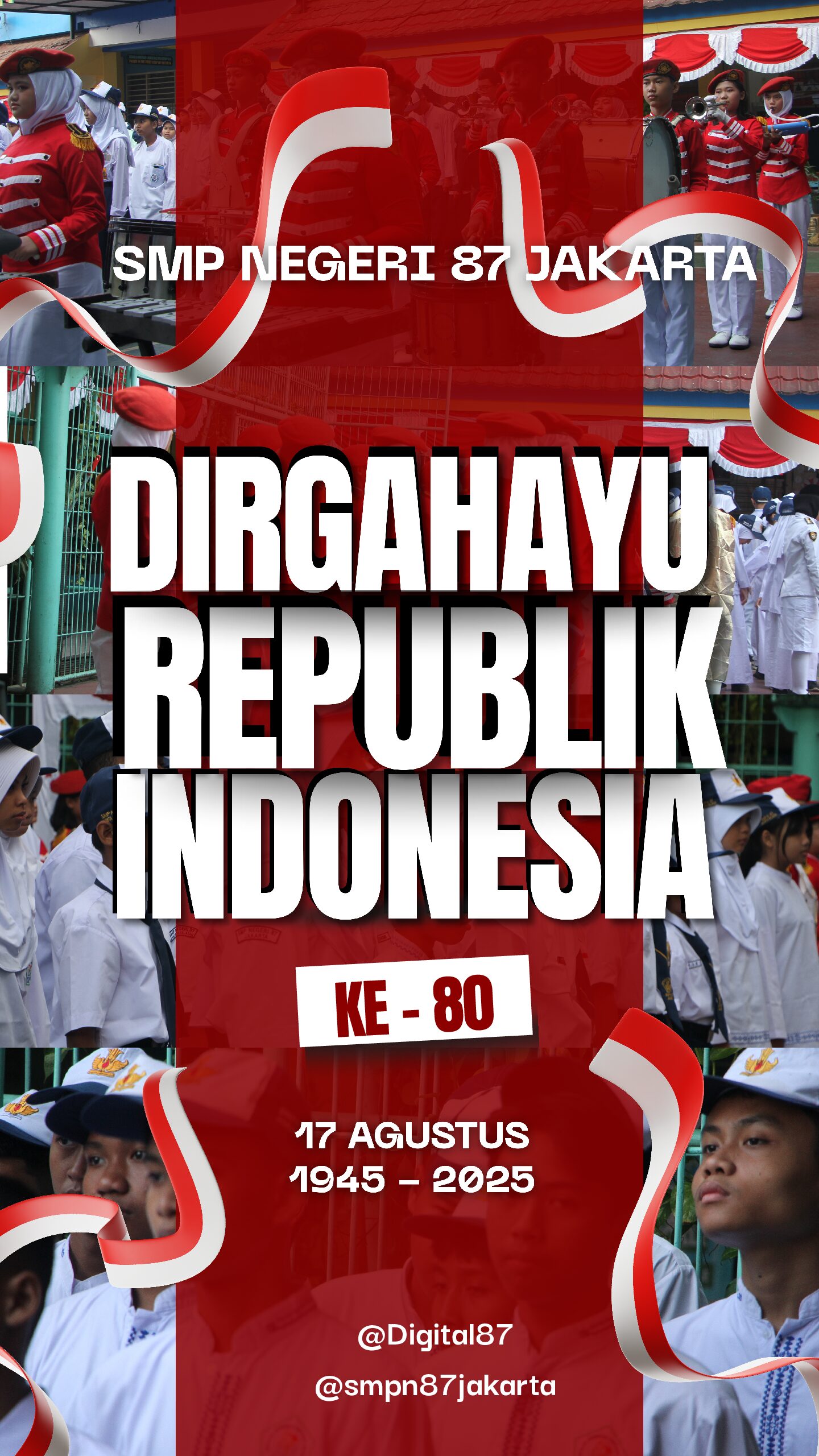 PERINGATAN HUT RI KE 80 SMPN 87 JAKARTA